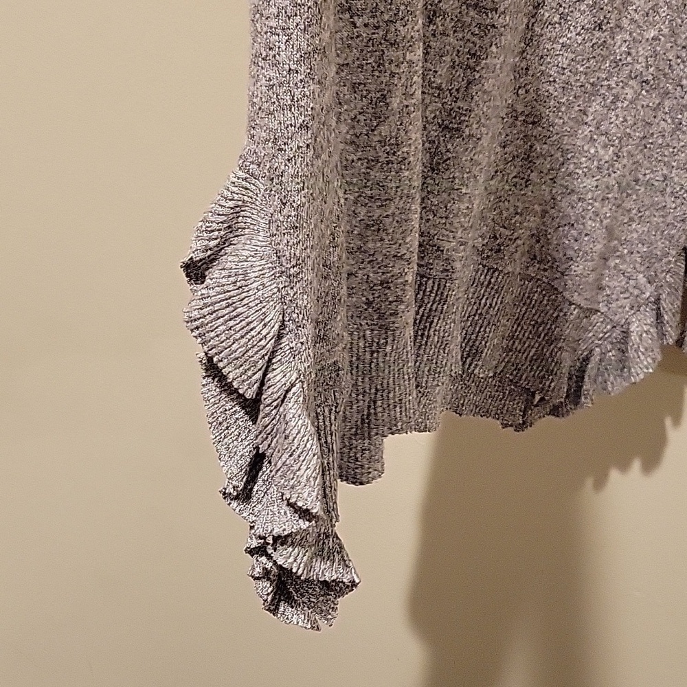 ❤ ANTHROPOLOGIE POSTMARK TUNIC TOP, RUFFLE HEM, SMALL - Picture 4 of 7